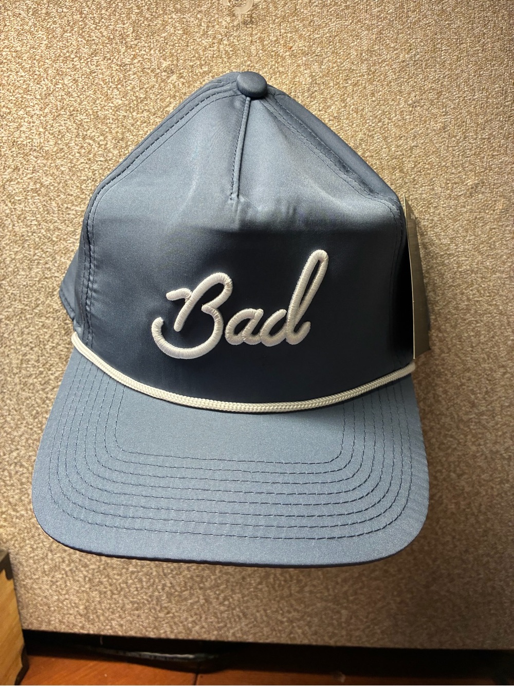 Bad Birdie Black and Navy Men’s Accessory Tag